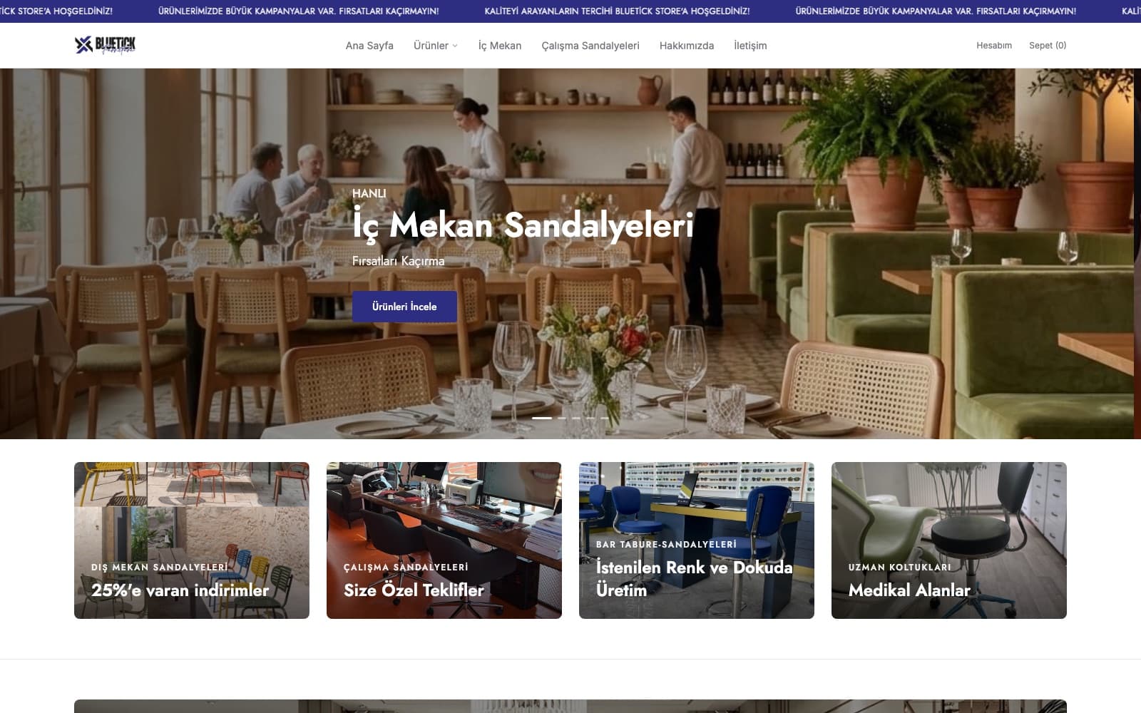 Bluetick Store — MultiKolay’a Geçiş